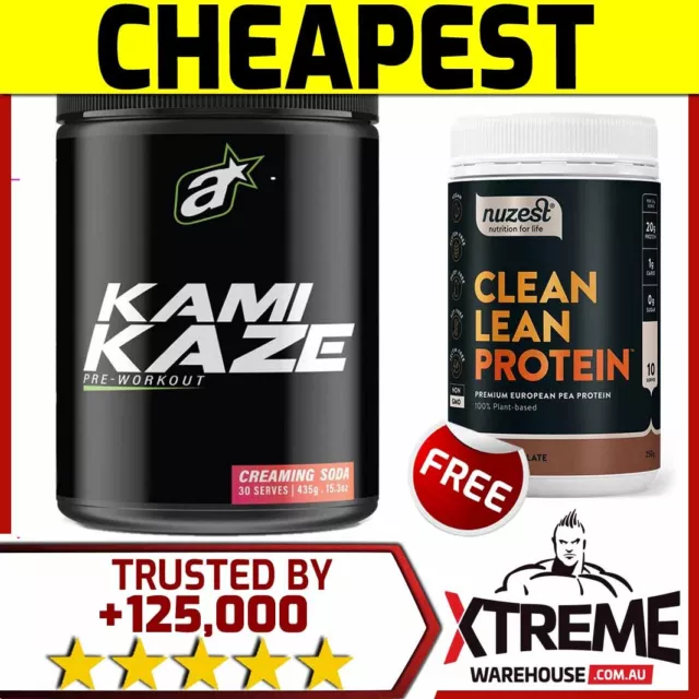 Athletic Sport Kamikaze Pre Workout 30 Serves // C4 Total Energy Pump High Stim@