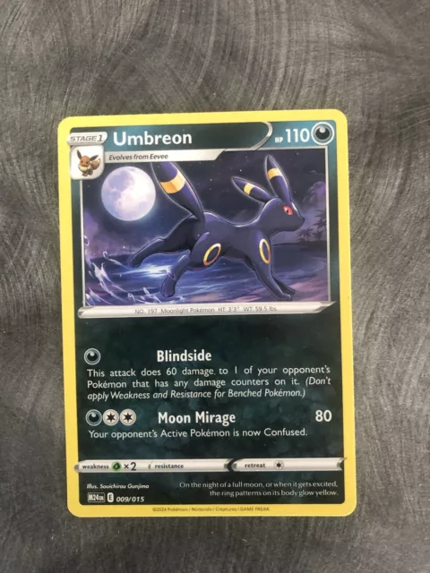 UMBREON NEW 2025 McDonalds Happy Meal Pokémon Dragon Discovery Card