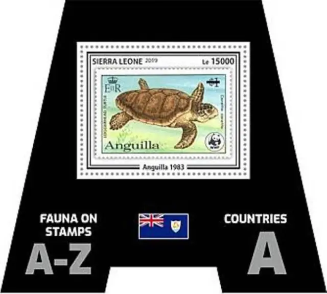 Sierra Leone - 2019 Briefmarken auf Briefmarken - Souvenir Blatt - SRL190303b01