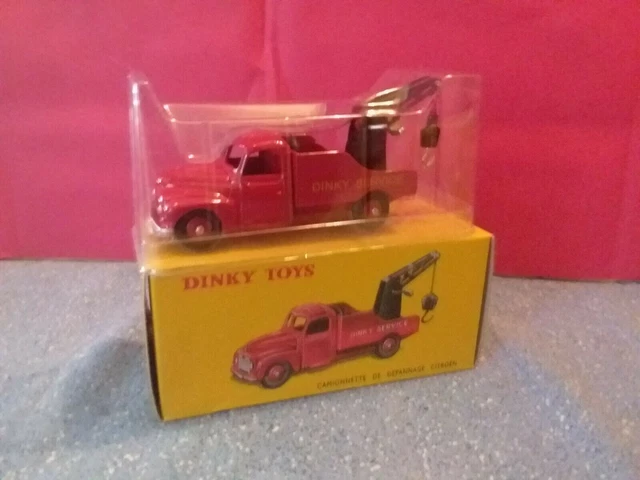 Camion Dépanneuse Dinky Toys France – Citroën, Mini Voiture Vintage En Plastique, Collection Meccano, Occasion.