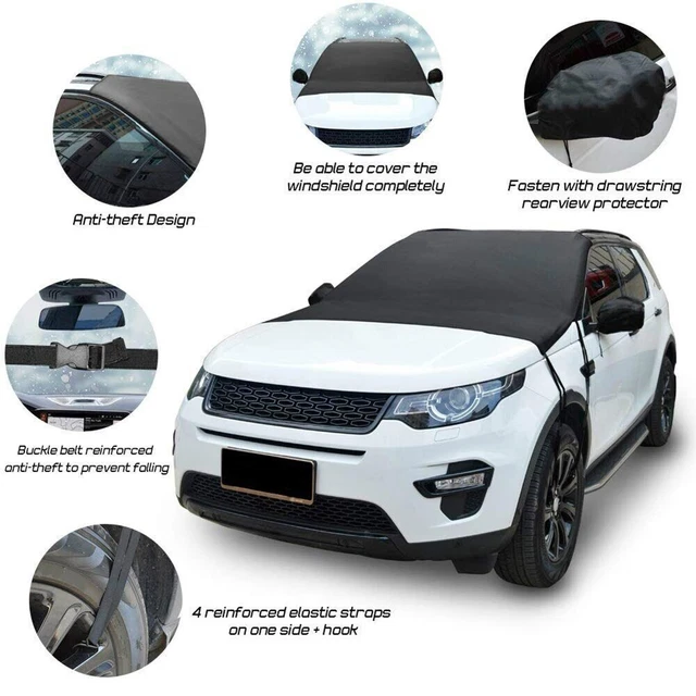 Voiture Neige Bouclier Miroir Housse Durable Haute Qualité Pratique Tour