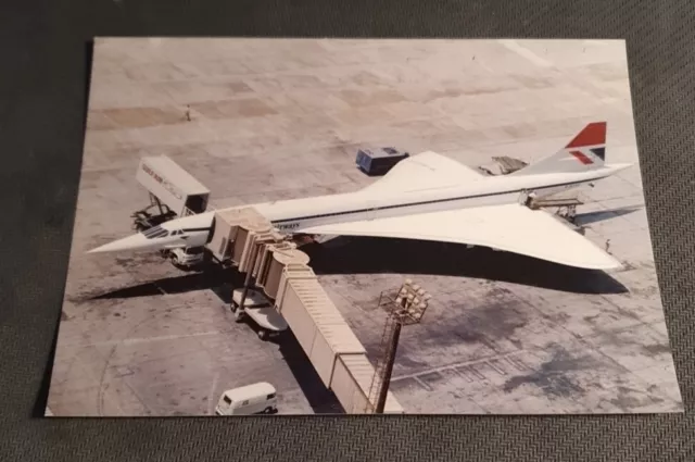 Concorde - British Airways - Flugzeug - tolle Postkarte (130)