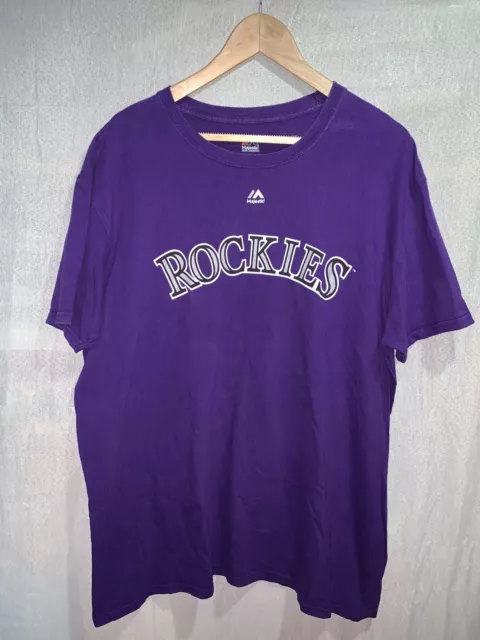 Colorado Rockies NBA T-Shirt By Majestic - Walker 33 - Size XL