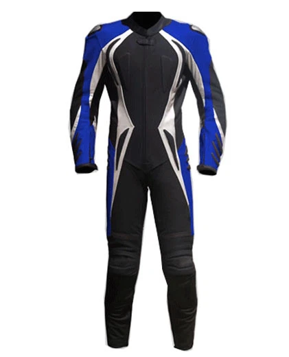 Mens A Grade Leather Motorcycle 1PC Suit Motorbike Rider Racing Armour Sports AB