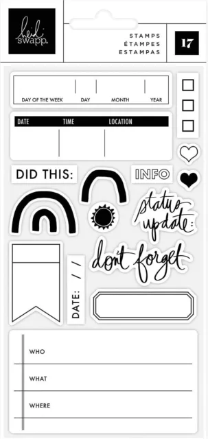 Heidi Swapp Clear Stamps - Storyline Chapters