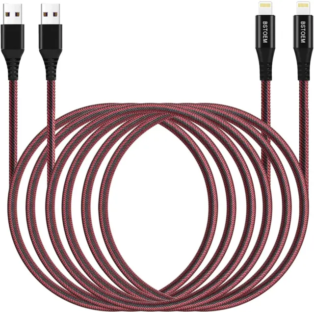 Long Iphone Charger Cable 10 Ft Lightning Apple Charging Cord 10Ft for Iphone 14
