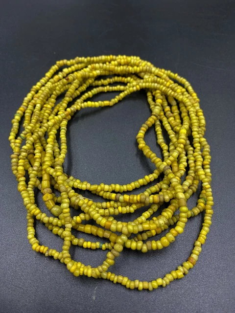Old Ancient Antique Glass Beads From Ancient Pyu culture period  from Burma 2