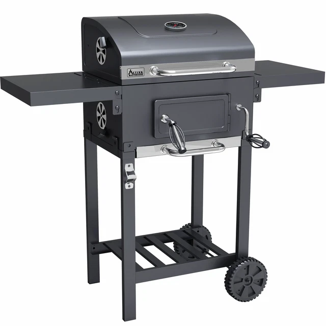 ACTIVA Grill Grillwagen BBQ Barbeque Angular Smart Holzkohlegrill Holz Kohle