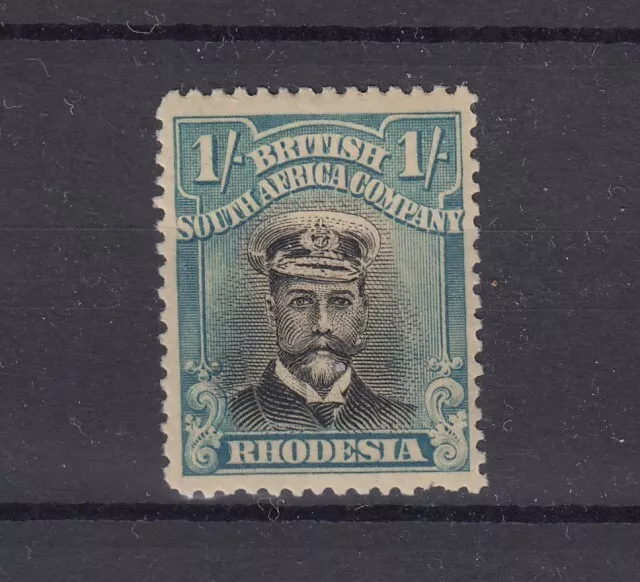 BSAC Rhodesia KGV 1913 Greenish 1/- Black Blue SG232 MH BP2899