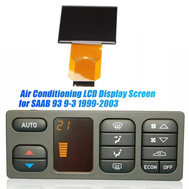 Auto-Klimaanlage, Klimaanlage, LCD-Display für SAAB 93 9-3 1999-2003, Pixel8846
