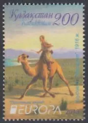 Kasachstan MiNr. 794 Europa 13, Postfahrzeuge, Kamelreiter (200)