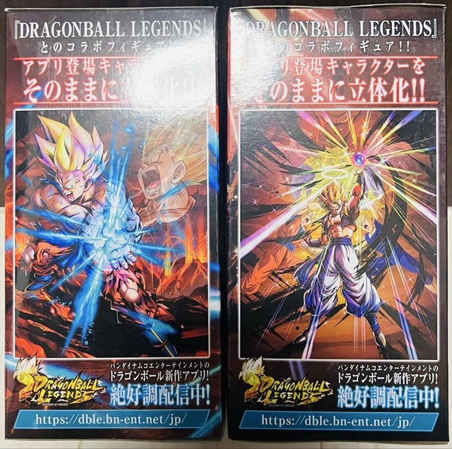DRAGON BALL LEGENDS Goku & Gogeta Super Saiyan Figura usata EUR 182,68