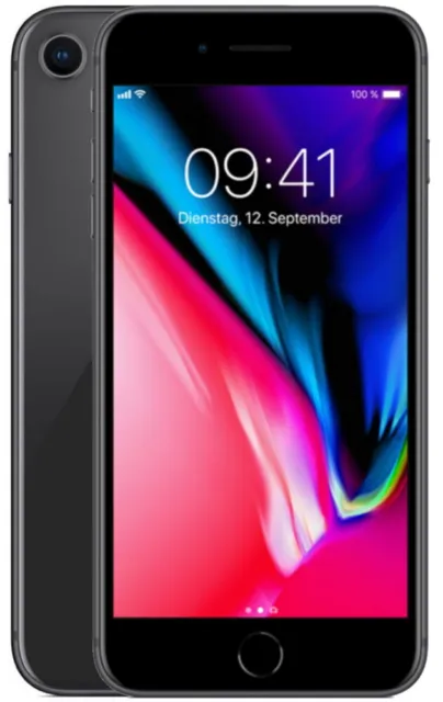 Apple iPhone 8 64GB WLAN + Cellular LTE schwarz MQ6G2ZD/A - refurbished - #4