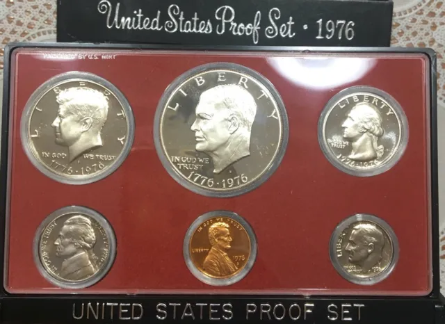 Usa 🇺🇸 Divisionali 1976 S Monete Proof Set /Fs In Confezione Originale