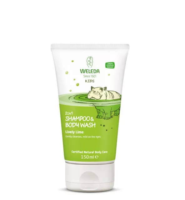 Weleda Kids 2in1 Shampoo and Body Wash Lively Lime 150ml