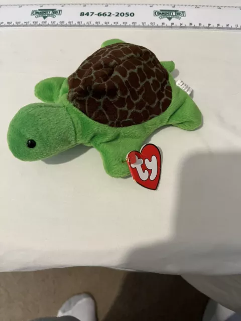 🐢 Ty Beanie Babies Speedy 3rd Gen Hang Tag - 1st Gen Tush Tag 🐢