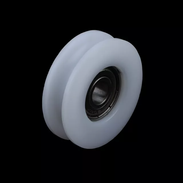 8*40*11.5MM POM Line Wire Rope Pulley Bearing Pulley White U GrooDC