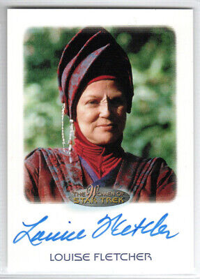 The Women Of Star Trek Louise Fletcher As Kai Winn Deep Space Nine Autograph
