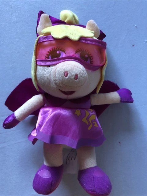 Disney Jr Muppet Babies SUPER FABULOUS MISS PIGGY 9" Plush Stuffed TOY 6