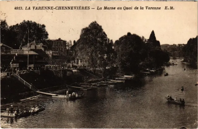 CPA Chennevieres La Marne au Quai de la Varenne (1363778)