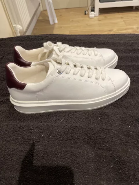 Zara white tennis shoes hotsell