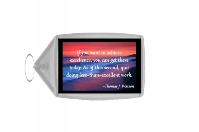 Inspirational & Motivational Quote Personalised Large Keyring - Quote 49