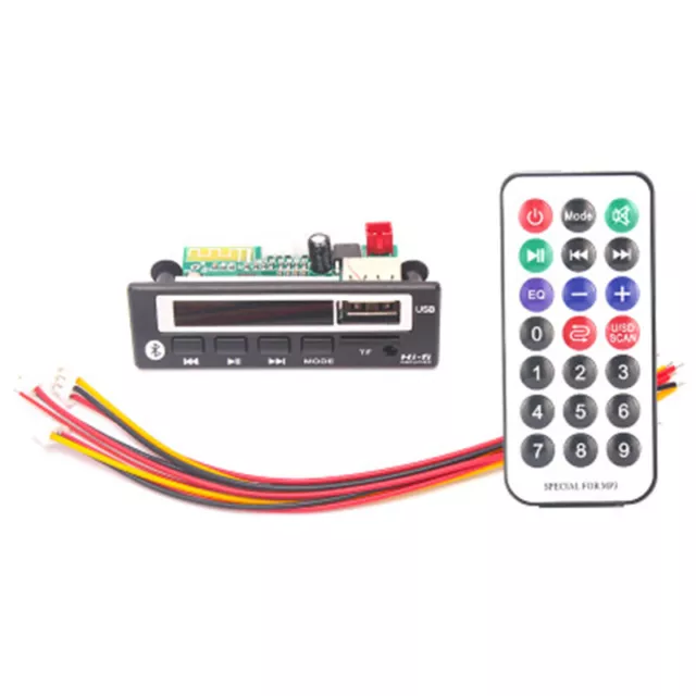 Double Decoding Bluetooth MP3 WMA Decoder Board Car FM Audio Radio Player Module