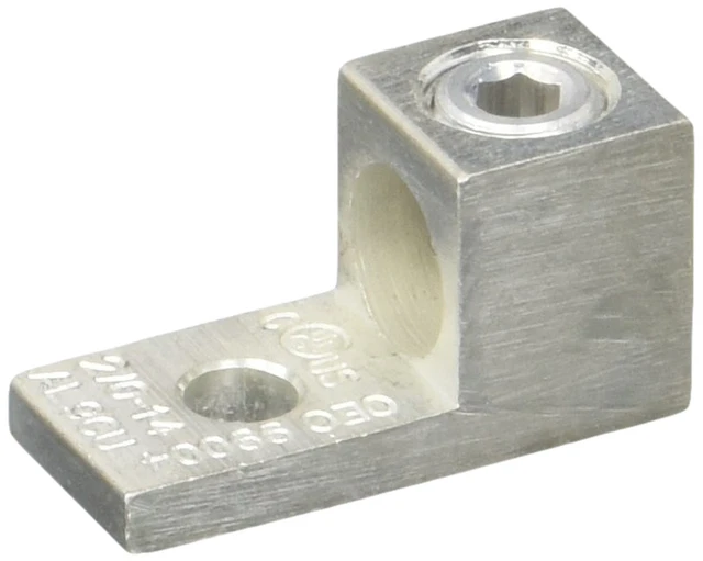 Morris 90718 Lug Mechanical Connector Type 1 Conductor Aluminum One Hole Mount
