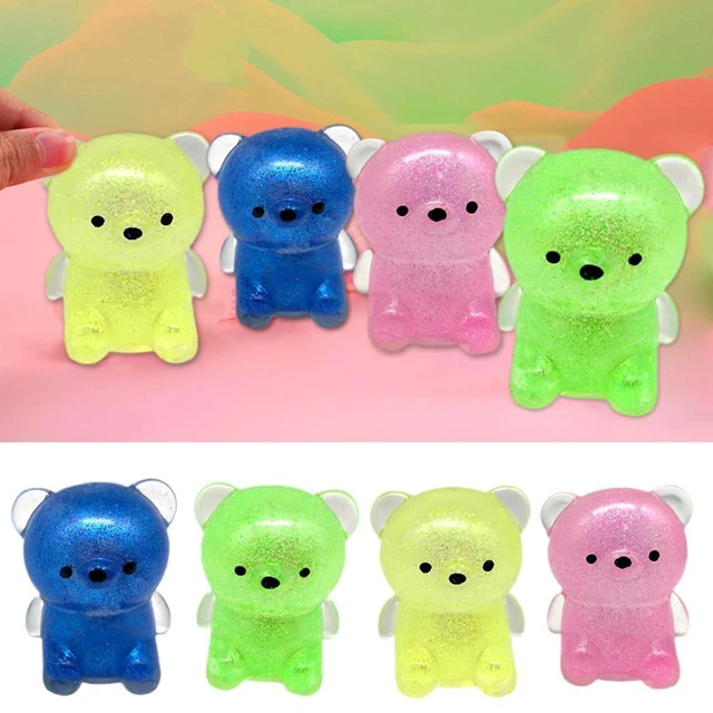 Gold Pink Bear Decompression Cute Stupid and Cute Decompression Toy G7R3