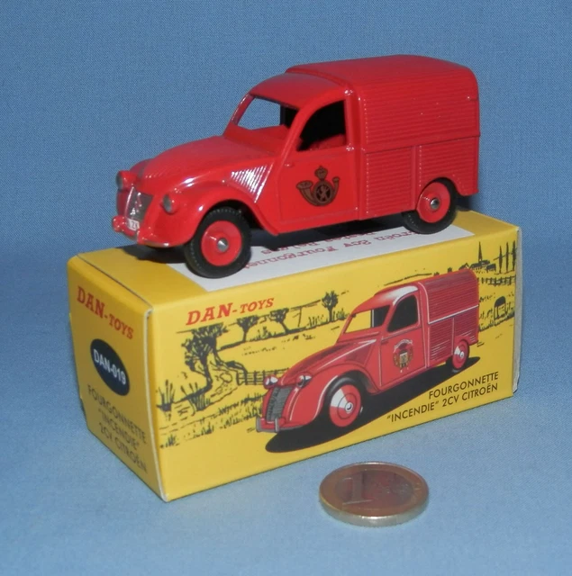 Miniature Citroën 2CV Au 1:43 – Marque Dan Toys – Modèle Die-cast Neuf