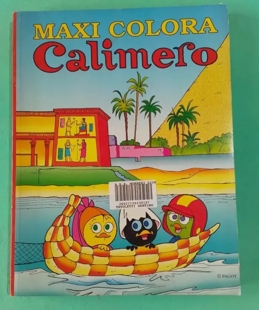 Calimero- Album Da Colorare Maxi- Pagot- Da Collezione