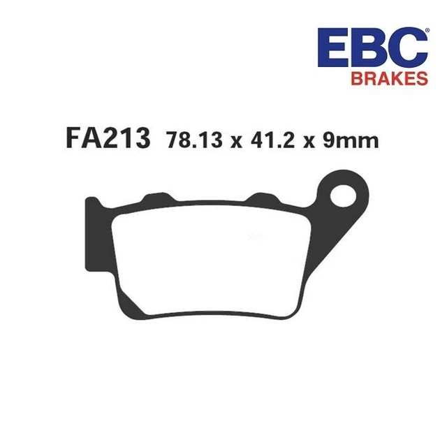 EBC BRAKES PADS Pastiglie Freno Posteriore Per Ktm DUKE ABS 390 2015