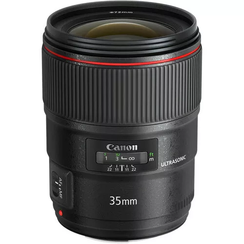 Canon Kameraobjektive EF 35 mm f/1,4LII USM blaues Spektrum feuerfestes optisches Element