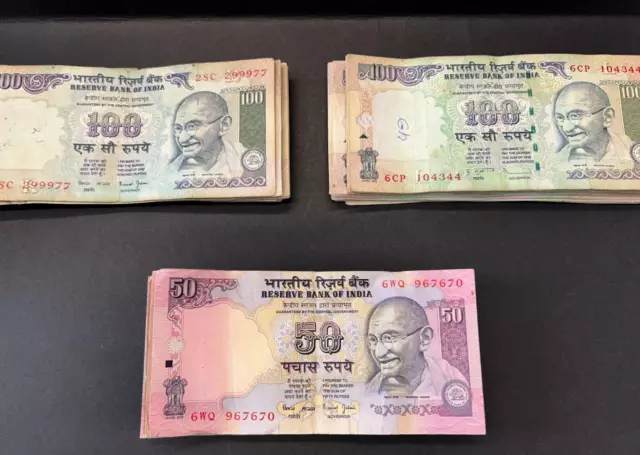 Indian 5,750  Rupees Left over holiday money LOT:1205-502