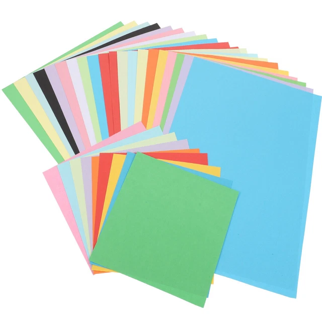 120 Blätter dekoratives Klapppapier basteln Papierblätter DIY Kids Bastelpapier