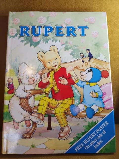 THE RUPERT ANNUAL No. 55 70th Anniversary with dustjacket 1990  price unclipped