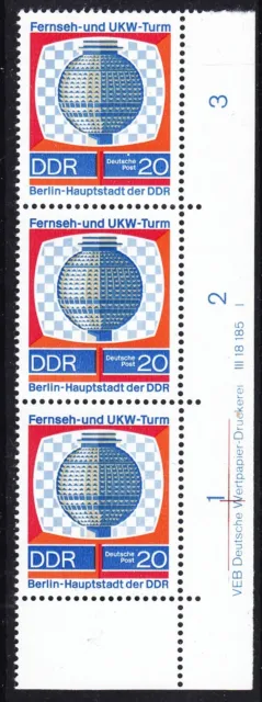 Briefmarken DDR Mi Nr. 1510 20 Jahre DDR Druckvermerk DV DWDI **