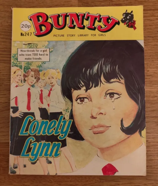 COMIC - Bunty Picture Story Library For Girls No #247 Lonely Lynn