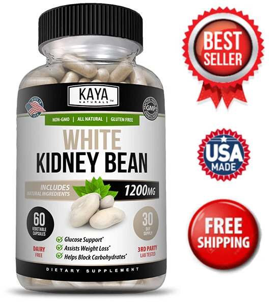 WHITE KIDNEY BEAN Capsule, Fat & Carb Blocker, Appetite Suppressant