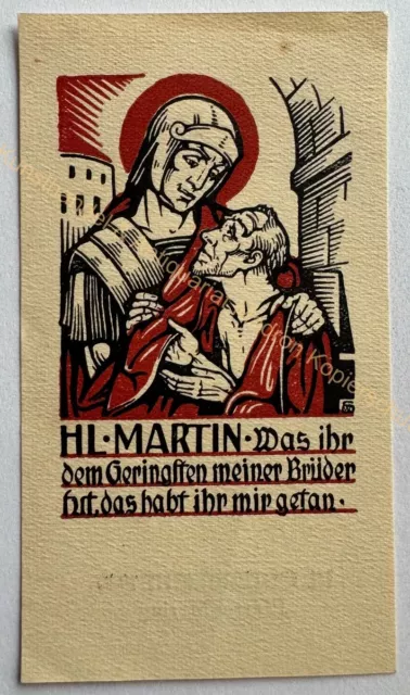 orig. Andachtsbild Heiligenbild alt Gnadenbild 1940 Mering