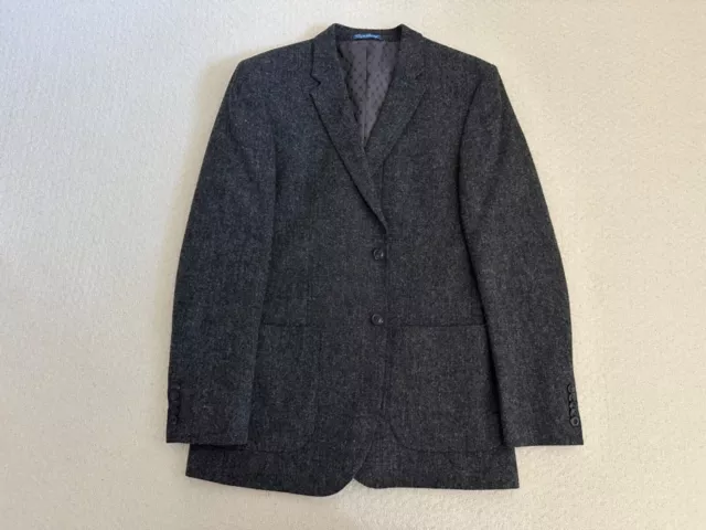 English Laundry - Men's 42L Gray 100% Wool Sport Coat Blazer - Excellent