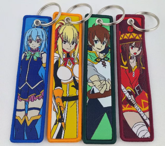 Anime Konosuba Aqua & Darkness & Megumin Large limited Metal Badge pin Rare