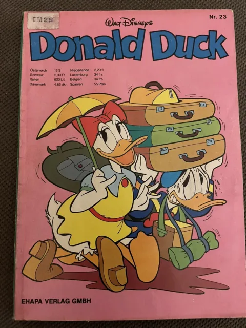 BD Donald Duck de Walt Disney numéro 23 en allemand