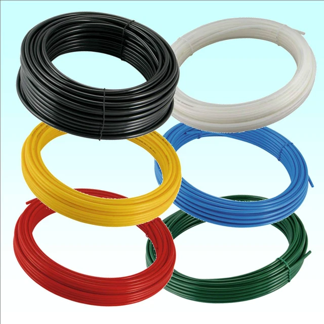 METRIC FLEXIBLE NYLON Pneumatic Air Line Tubing Compressed Airline