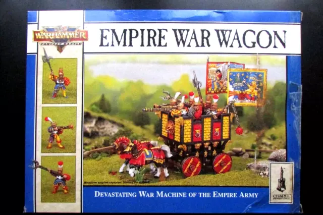 OOP Citadel / Warhammer Metal Empire War Machines Imperial War Wagon NIB