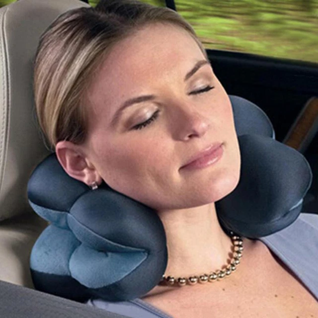 Neck Pillow Microbeads Portable Release Pressure Neck Work Travel Cushion Pills