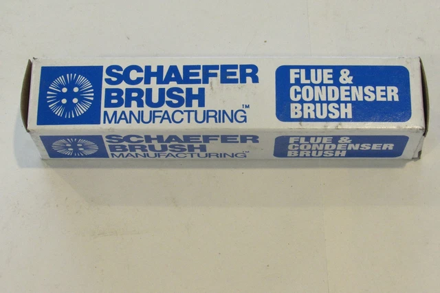 NEW SCHAEFER 43833 Flue & Condenser Brush 1" Dia. Stainless Double Spiral 12-24F