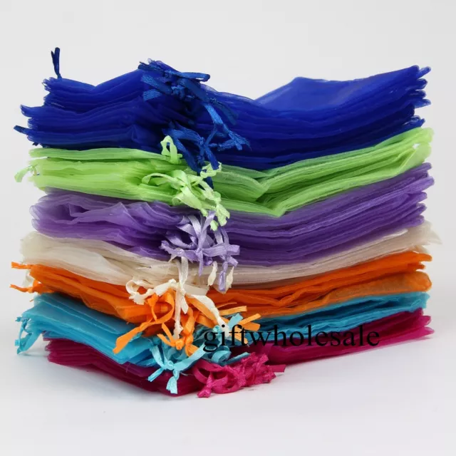 Wholesale Organza Gift Bags Jewelry Pouches Wedding Favour Party Candy Packing