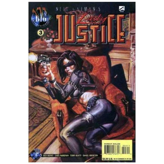 Neil Gaiman's Lady Justice (1996 series) #3 in NM minus cond. Tekno comics [n"