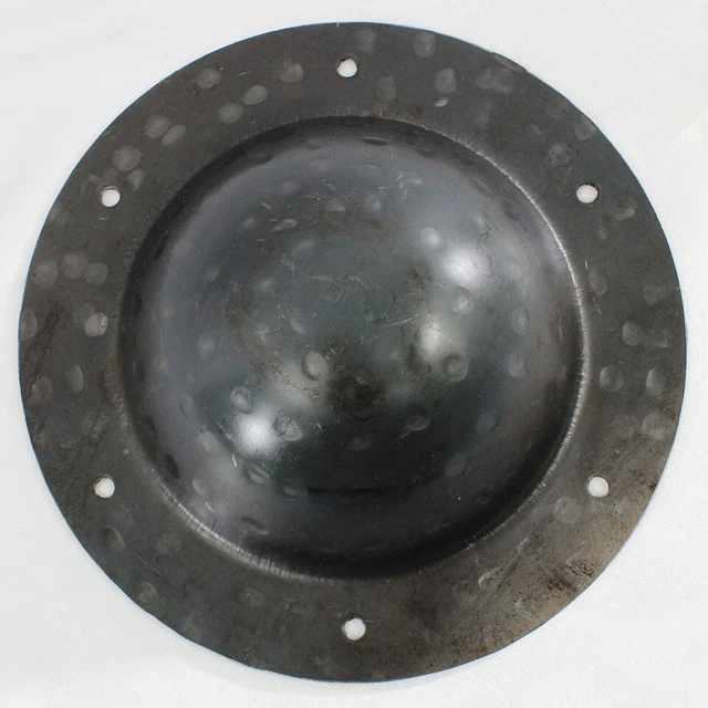 Medieval Hand-Forged Iron Viking Shield Boss Heavy 12g Dark Steel Shield Boss
